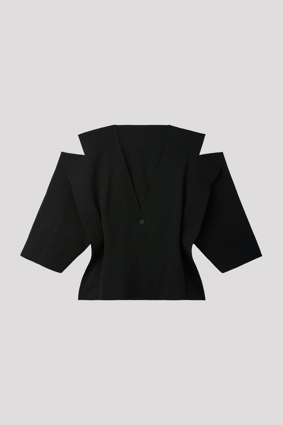 MILAN CREASE COLLARLESS JACKET