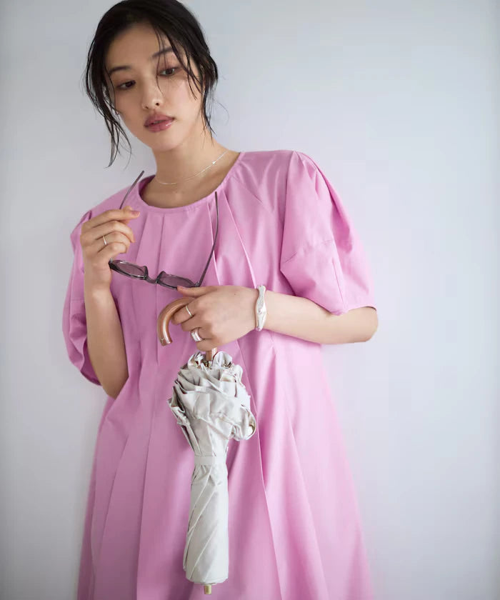 Balloon Sleeve 2WAY Dress / 5 Minute Sleeve