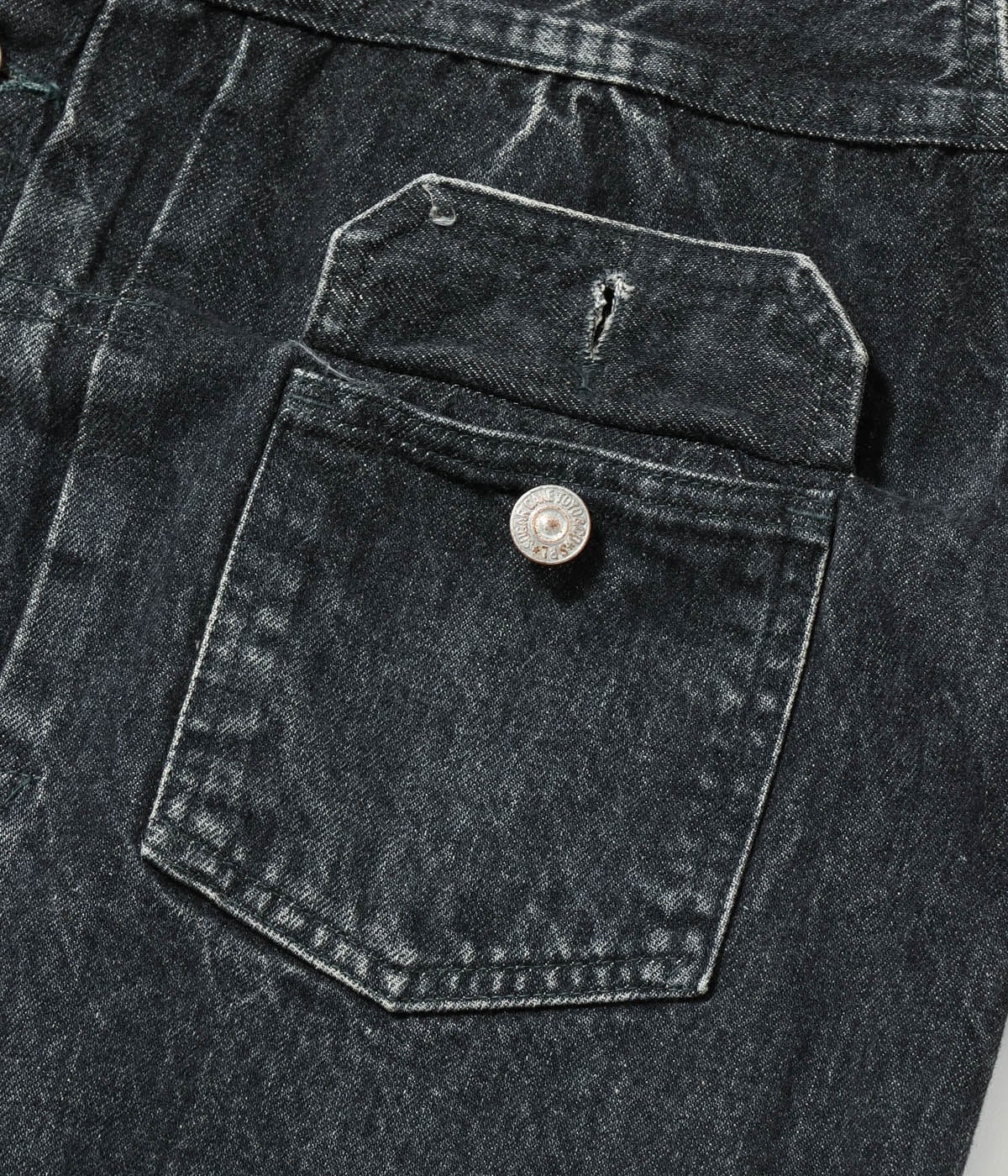 14.25oz. BLACK DENIM JACKET 1953 AGED MODEL
