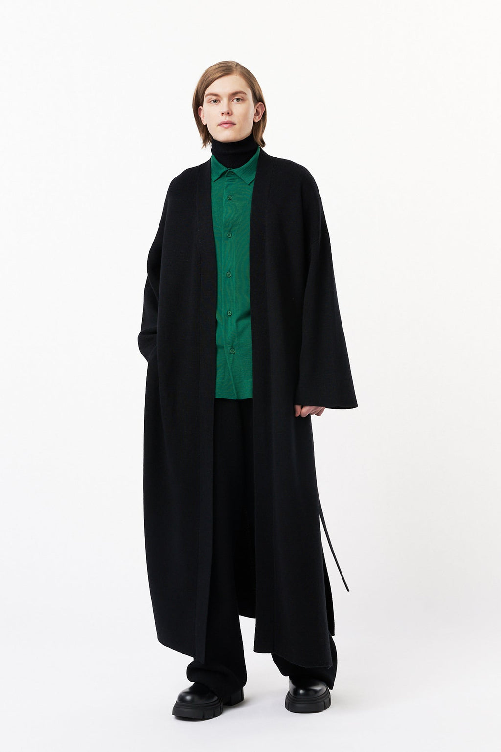 WOOL MILAN  STRAIGHT PANTS
