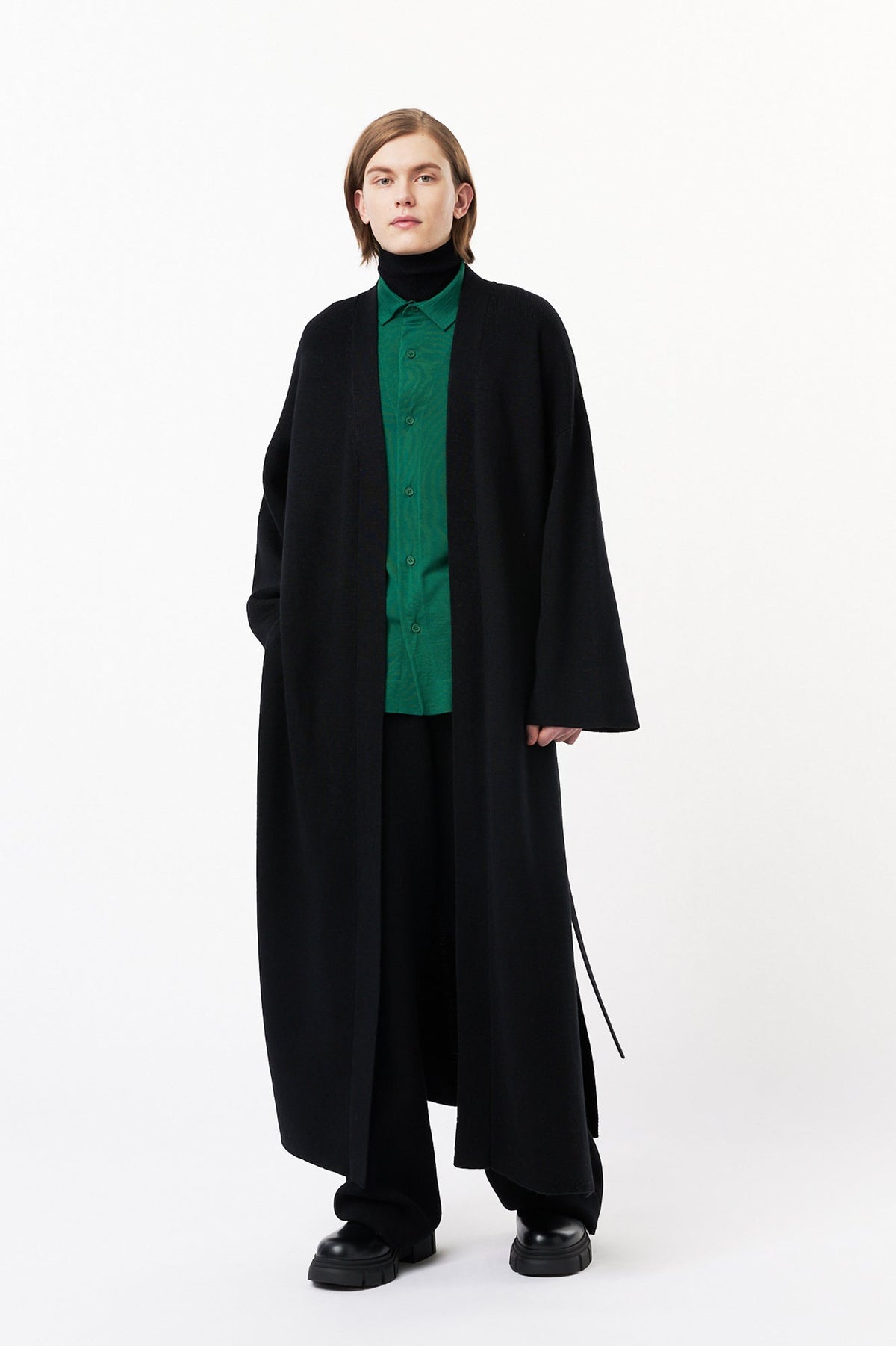 WOOL MILAN  STRAIGHT PANTS