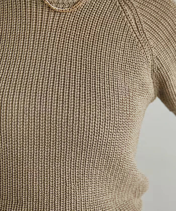 Compact Summer Knit with Purl Stitch - Limited Expansion