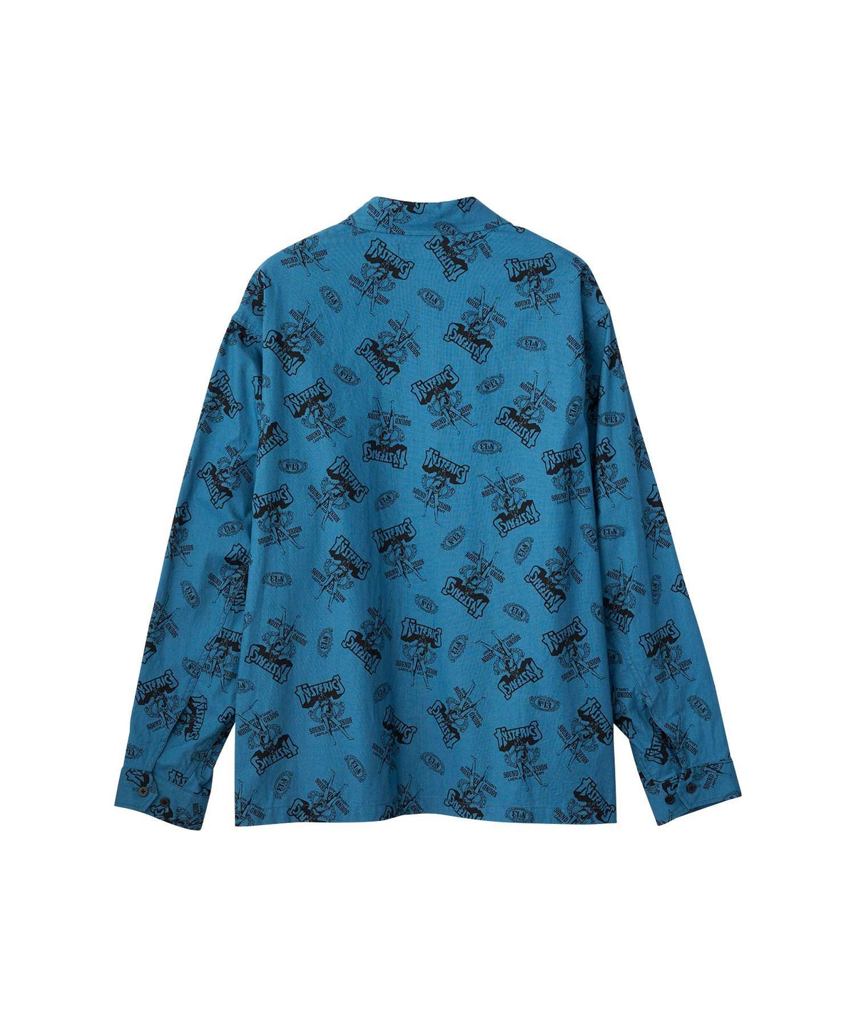 Bad Ass Whisky Pattern Flat Color Shirt