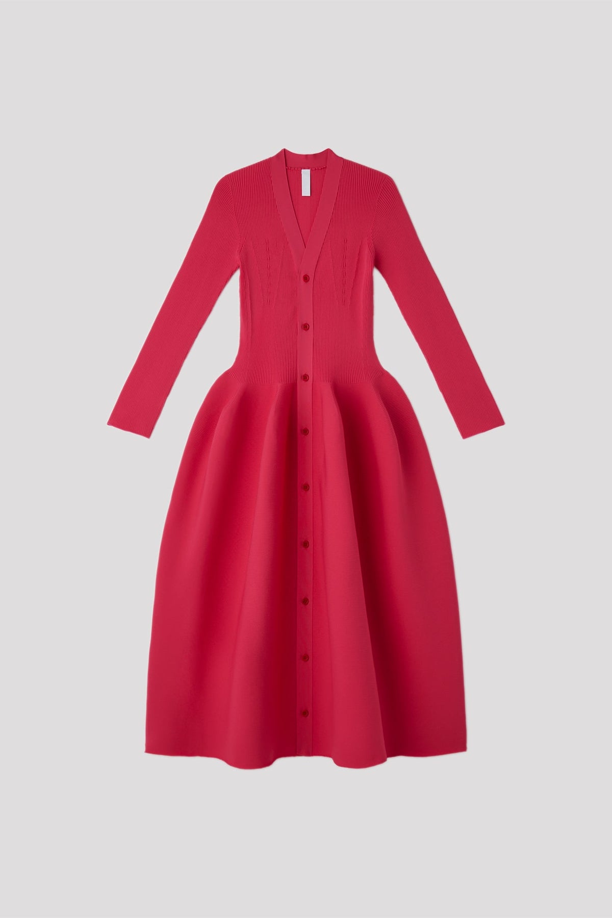 POTTERY LONG SLEEVE CARDIGAN DRESS
