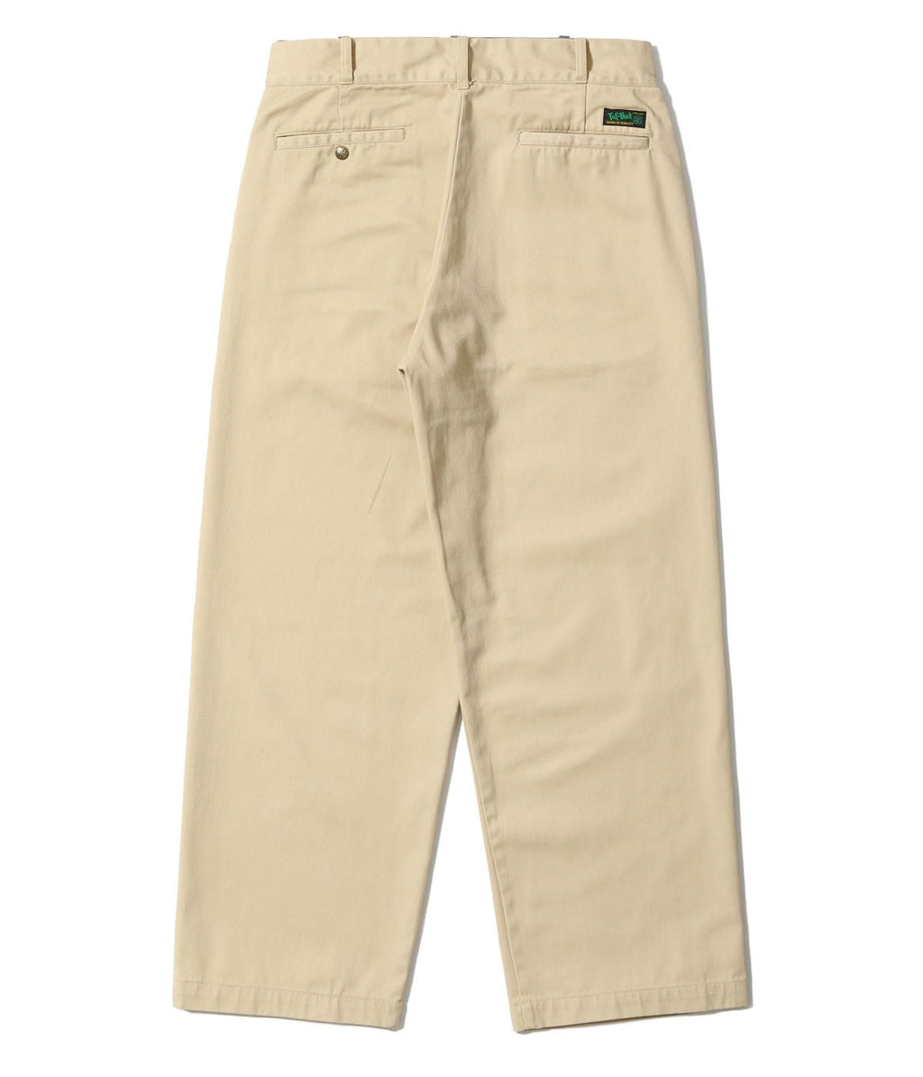 TUF-NUT T/C WIDE WORK TROUSERS AGING MODEL
