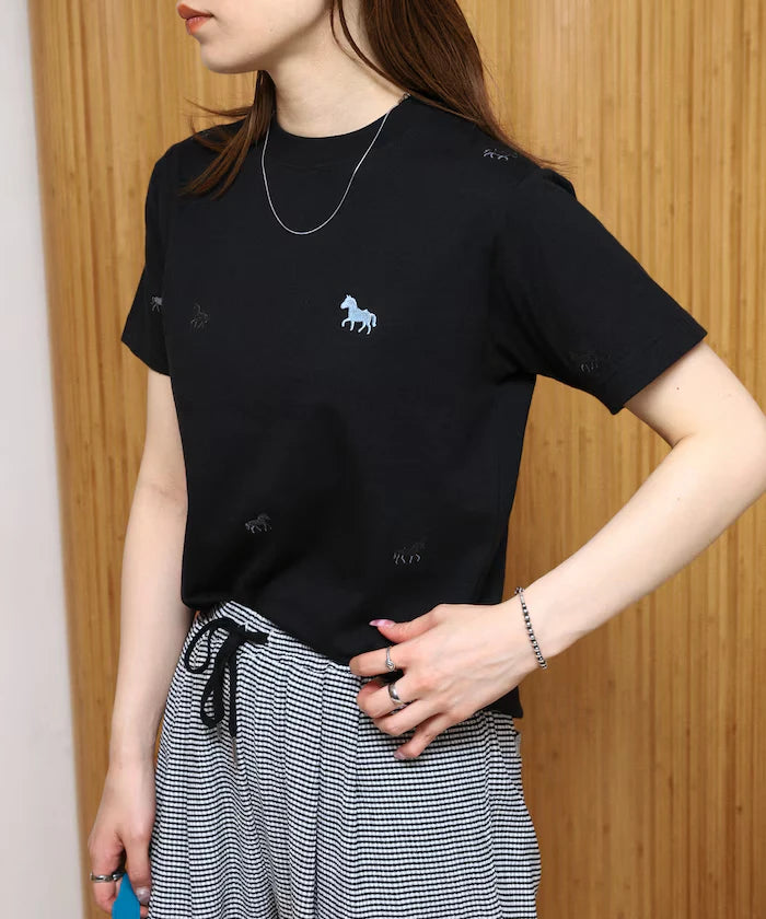 Organic Cotton Allover Embroidery T-Shirt