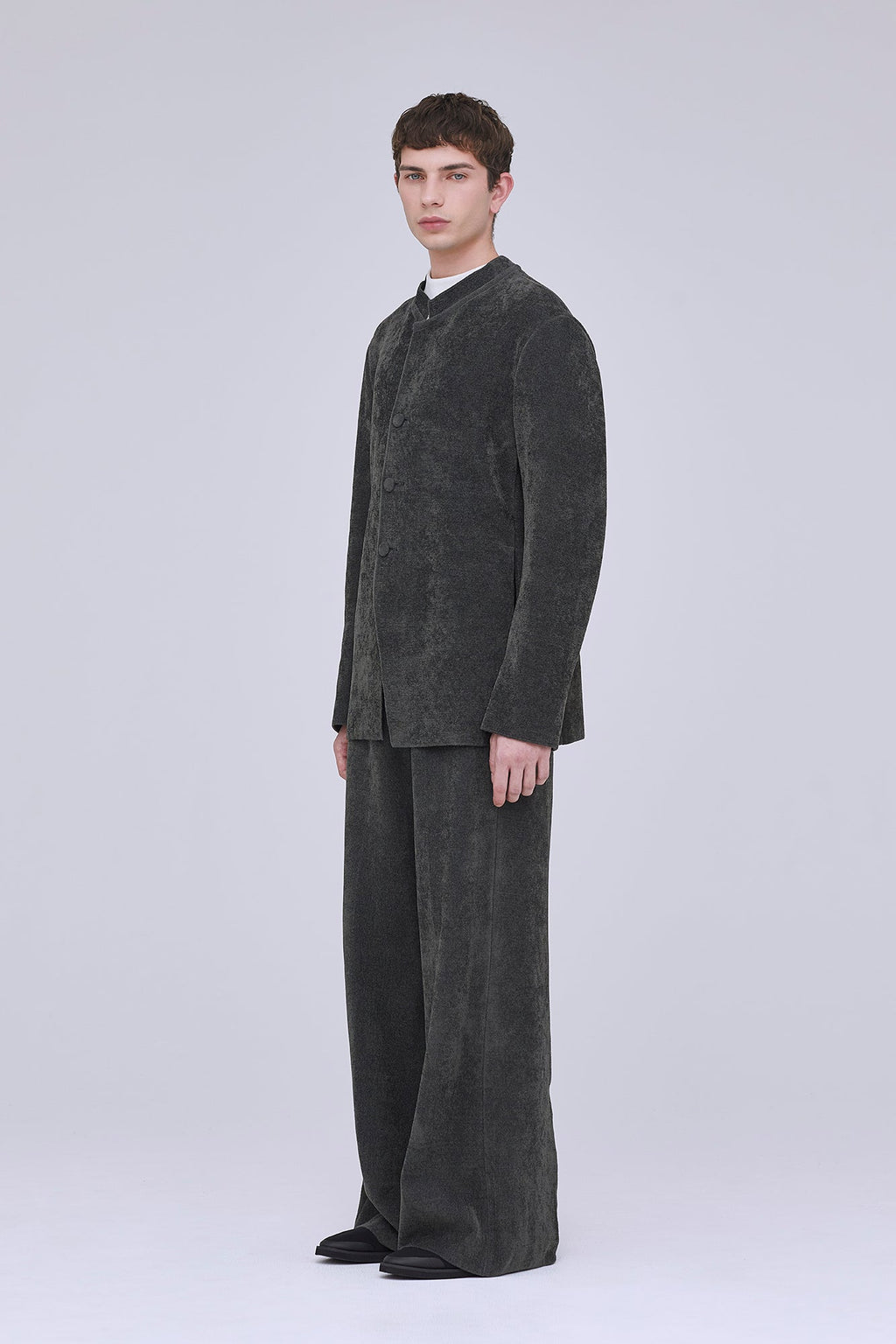 MILAN RIB VELVET WIDE STRAIGHT PANTS