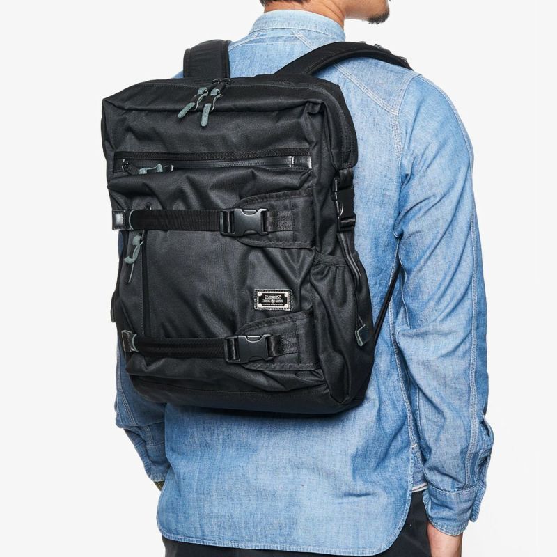 CORDURA DOBBY 305D S/D BACK PACK/BLACK