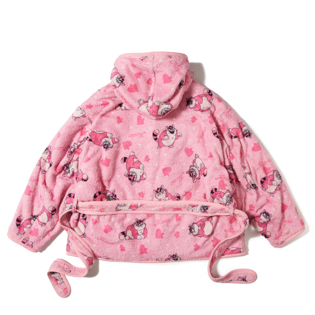 CARTOON PRINT BLANKET COAT