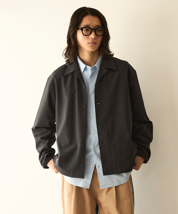 Functional Material Oversized CPO Shirt & Wide Easy Pants Setup / Washable / UV Cut / Quick Dry / Contact Cooling