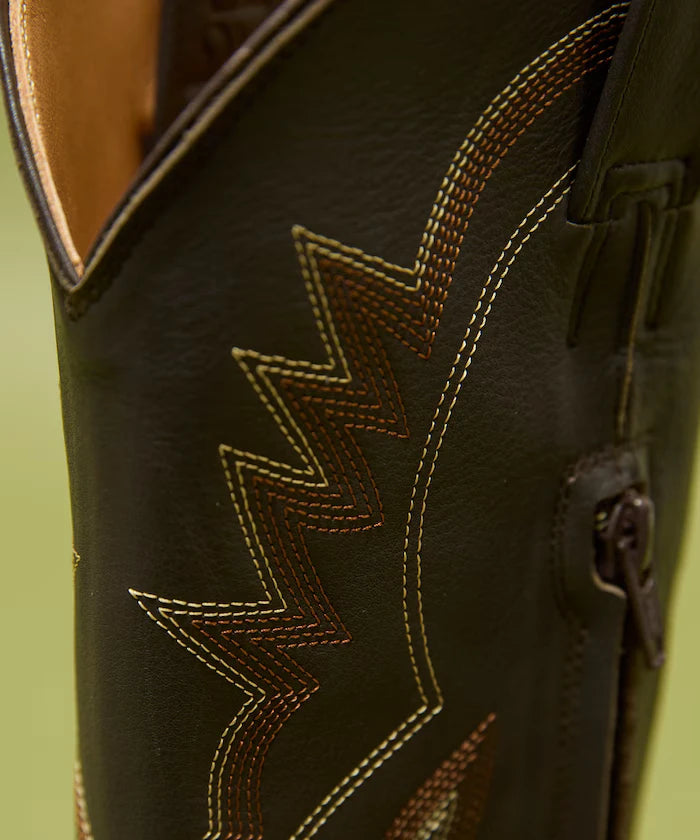 Long western boots/real leather long western boots