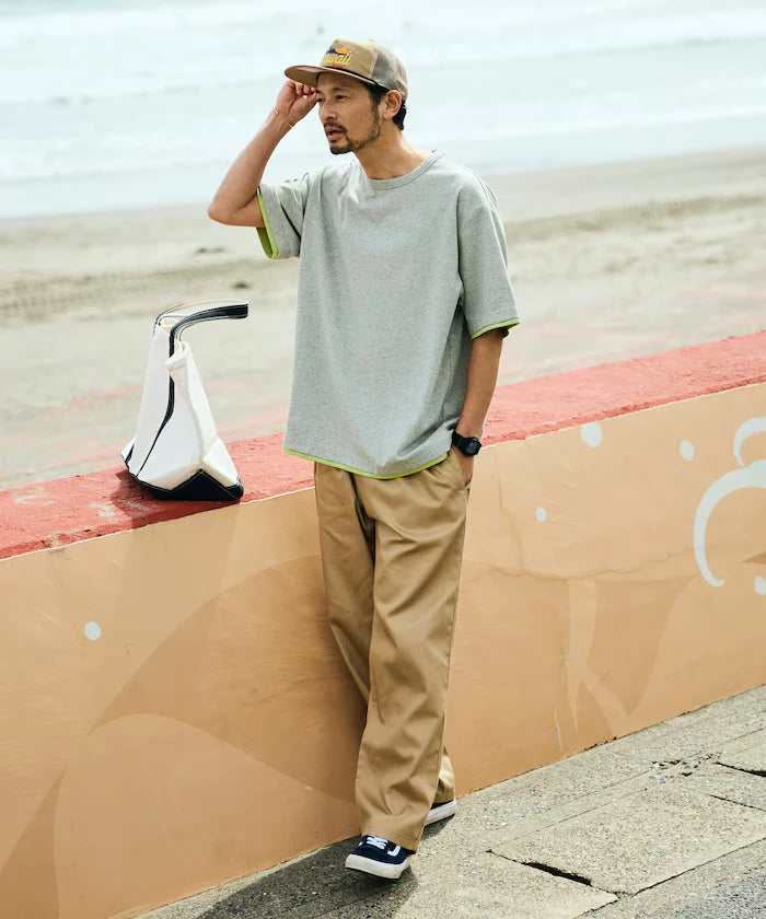 Relaxed Fit Reversible Cardboard Short Sleeve T-Shirt / Color Design