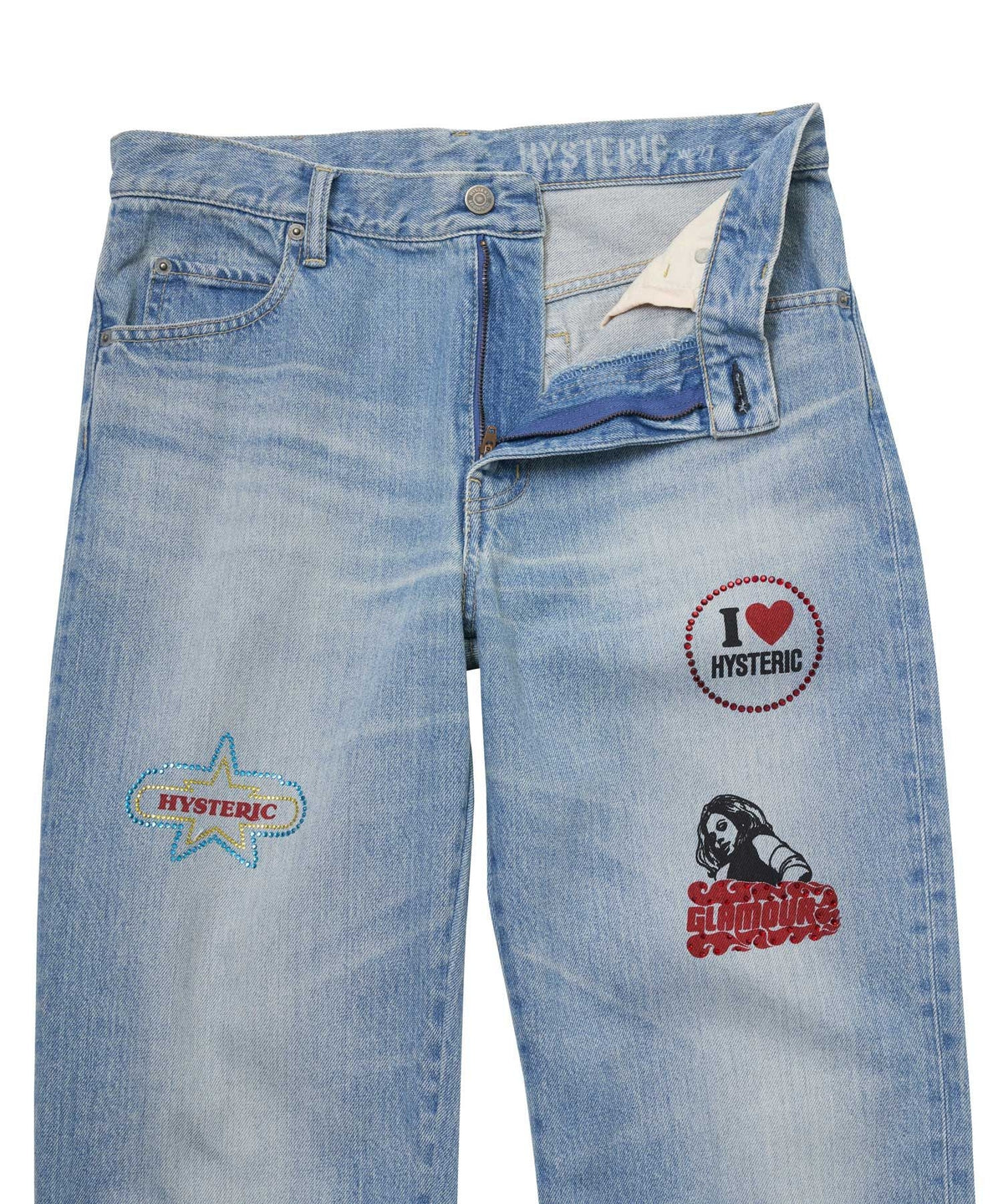 HYS Logo Straight Denim Pants