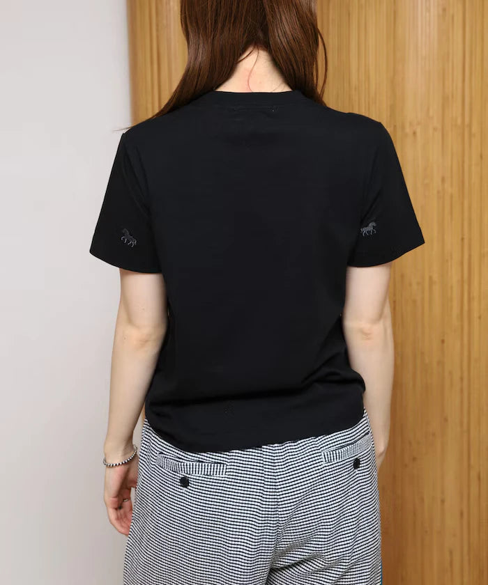 Organic Cotton Allover Embroidery T-Shirt