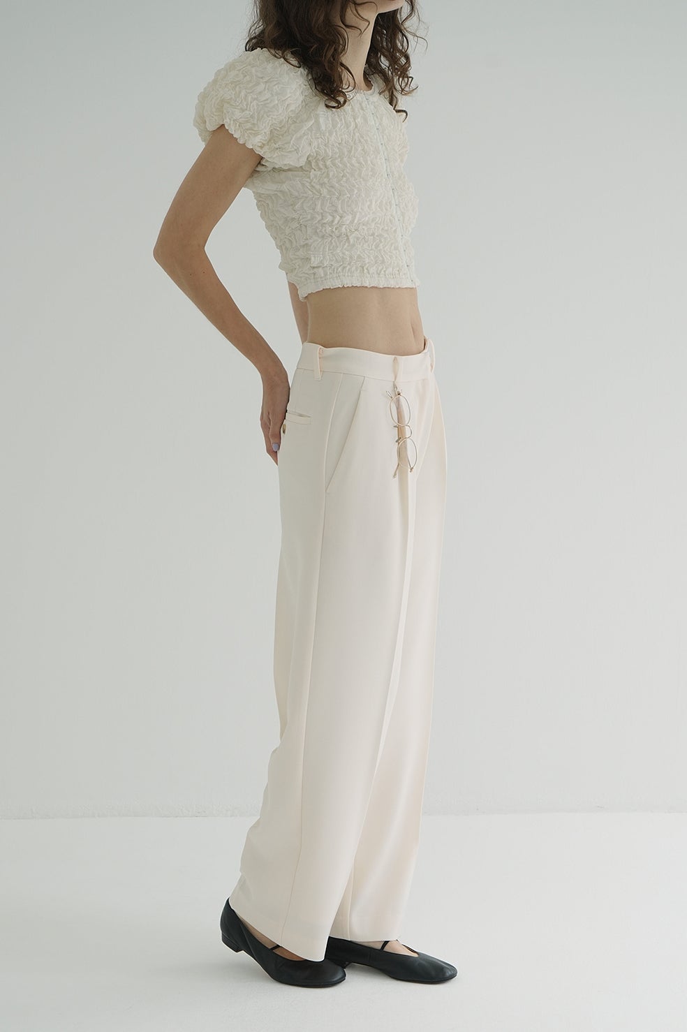 2WAY TUCK STRAIGHT PANTS