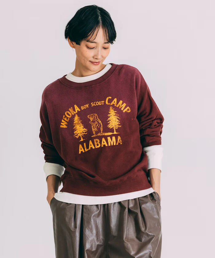 Fade Print Dolman Sweat