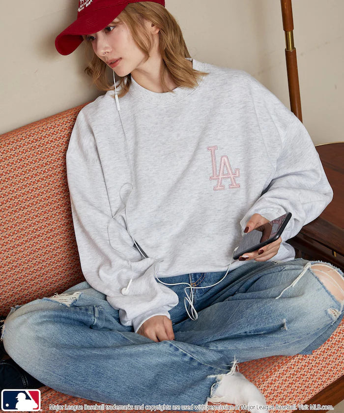 Custom MLB Fleece Crewneck Logo Sweatshirt Limited Edition