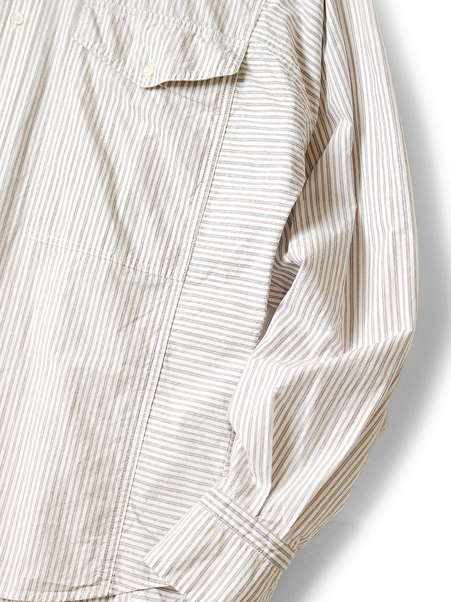 Cotton Stripe Cabin Work Shirt