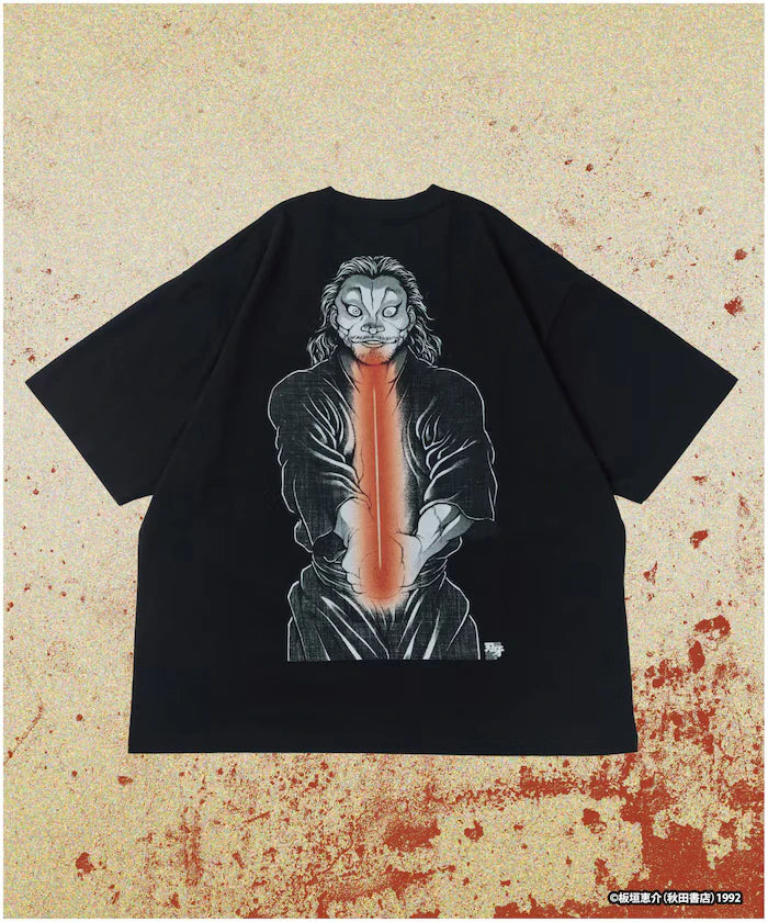 [Sale starts June 12, 12:00] Baki 'Niten Ichi Ryu/Miyamoto Musashi' Print Crewneck T-Shirt
