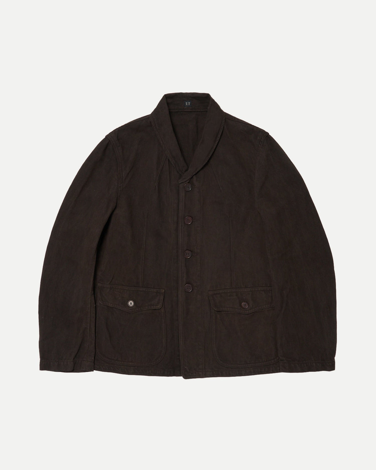 LOT.327 MODIFIED SHAWL COLLAR JACKET