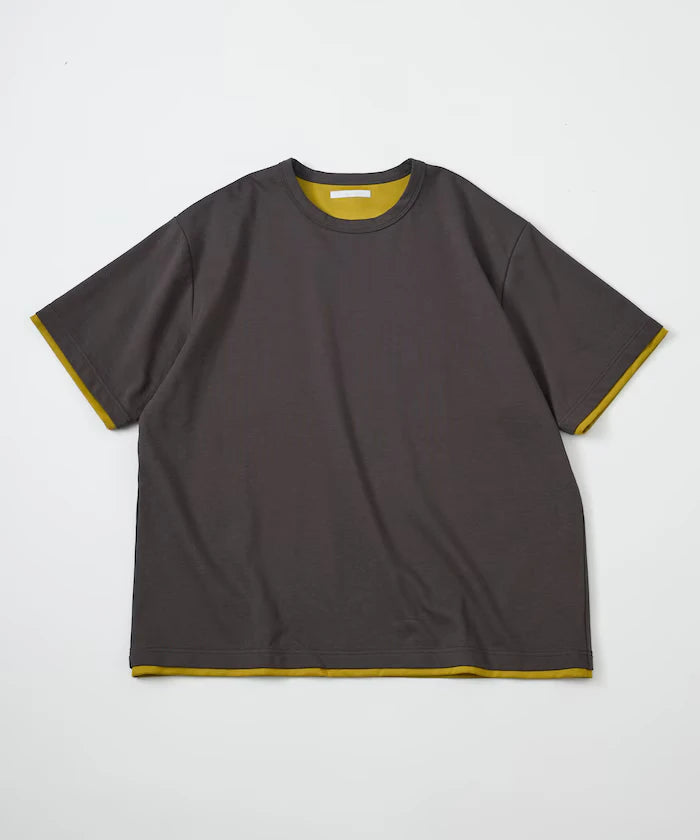 Relaxed Fit Reversible Cardboard Short Sleeve T-Shirt / Color Design