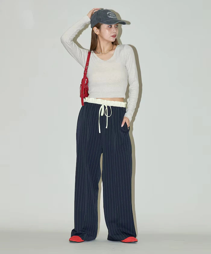 West Shearing Panel Easy Slacks Pants Limited Edition