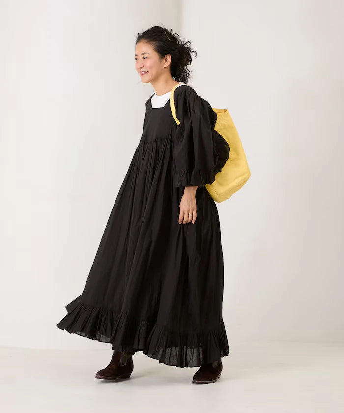 India Square Neck Frilled Dress