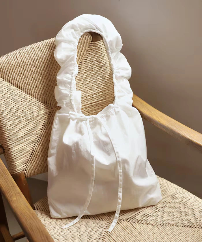 Crash Satin Frill Tote