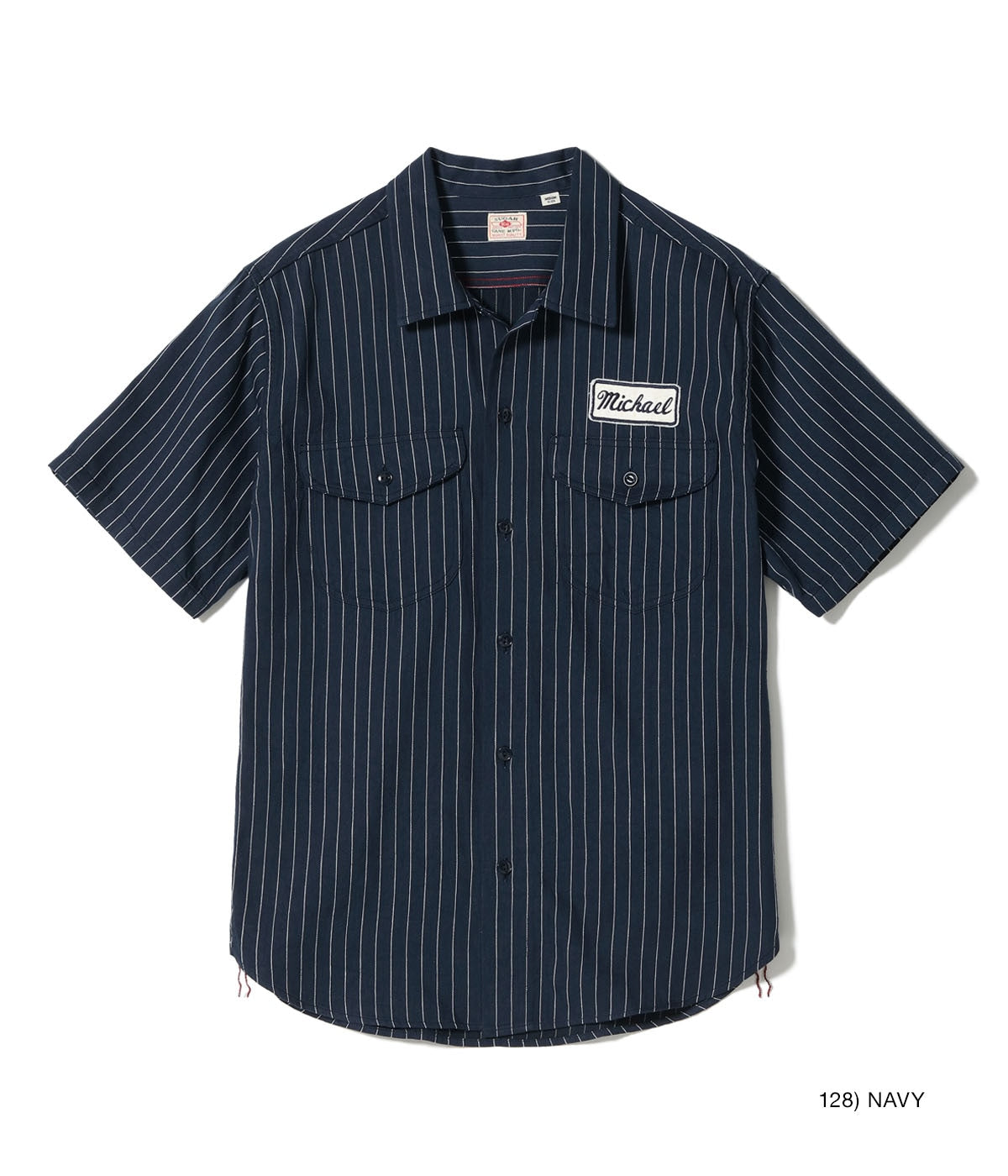 Coke Stripe Work Shirt With Embroidered