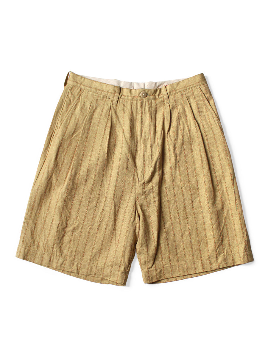Cotton Linen Gibson Stripe IVY Short Pants