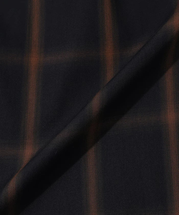 Ombre Check Easy Pants / Patch Pocket Wide Easy Pants