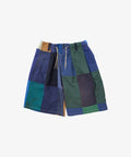 circular shorts bleu de travail two