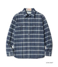 FICTION ROMANCE 5oz. INDIGO CHECK WORK SHIRT