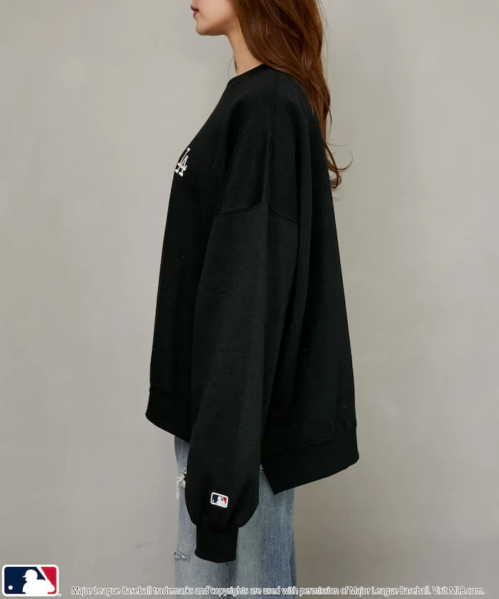 Custom MLB Fleece Super Big Silhouette Logos Wet Pullover Limited Edition