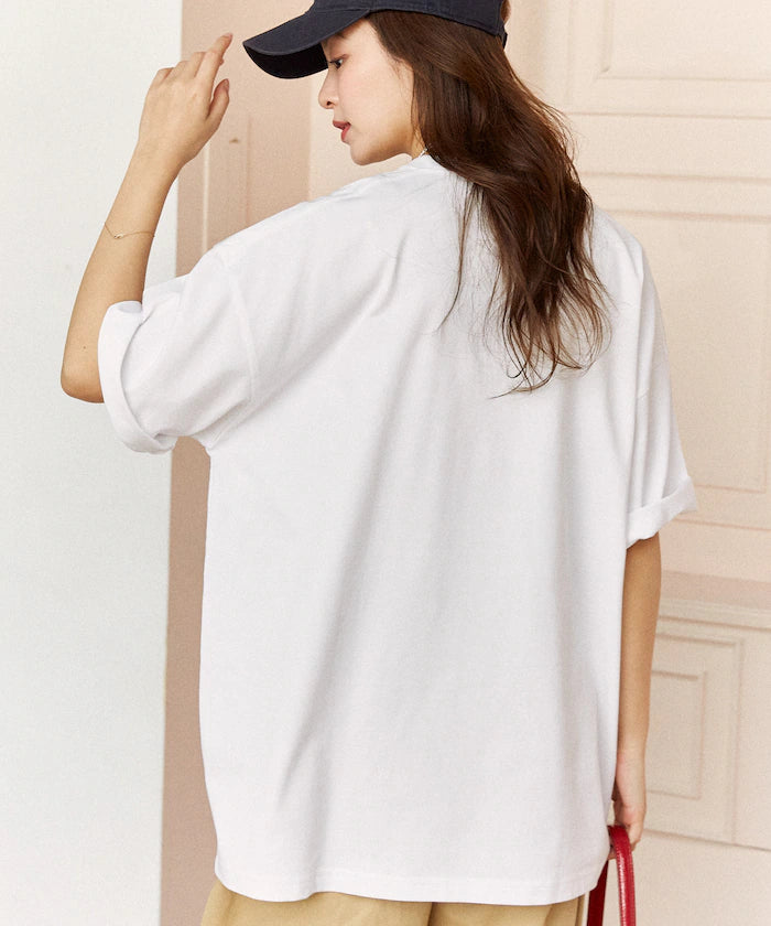 <Functional Material> Bad Mood Dog Print T-Shirt Limited Edition