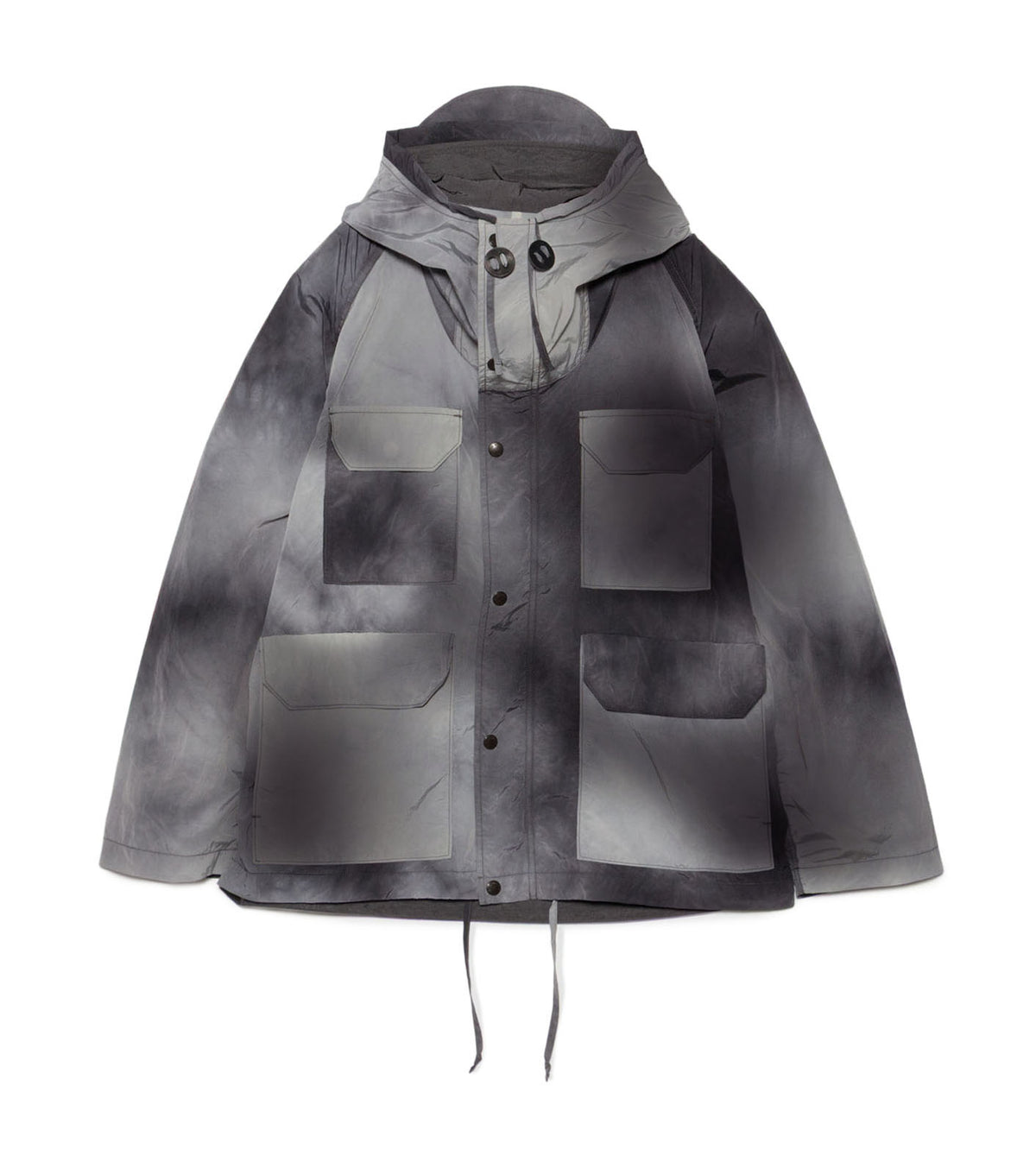 Uneven Dyed Field Mountain Parka