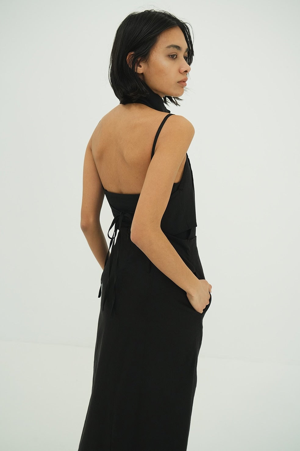 DRAPE WRAP CAMI SKIRT