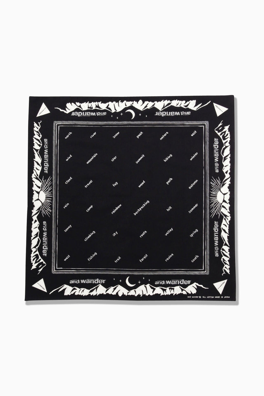 reflective words bandanna