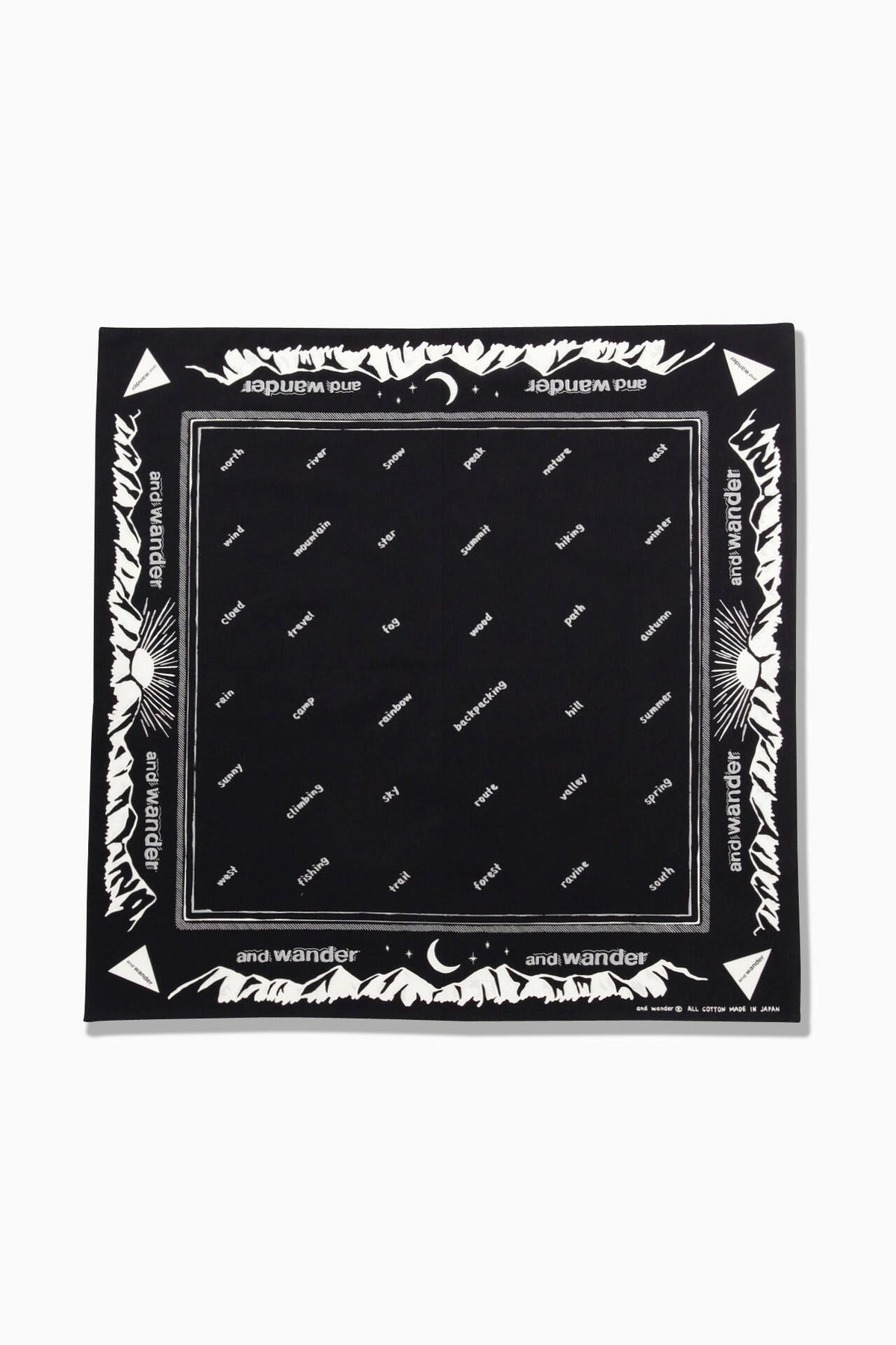 reflective words bandanna