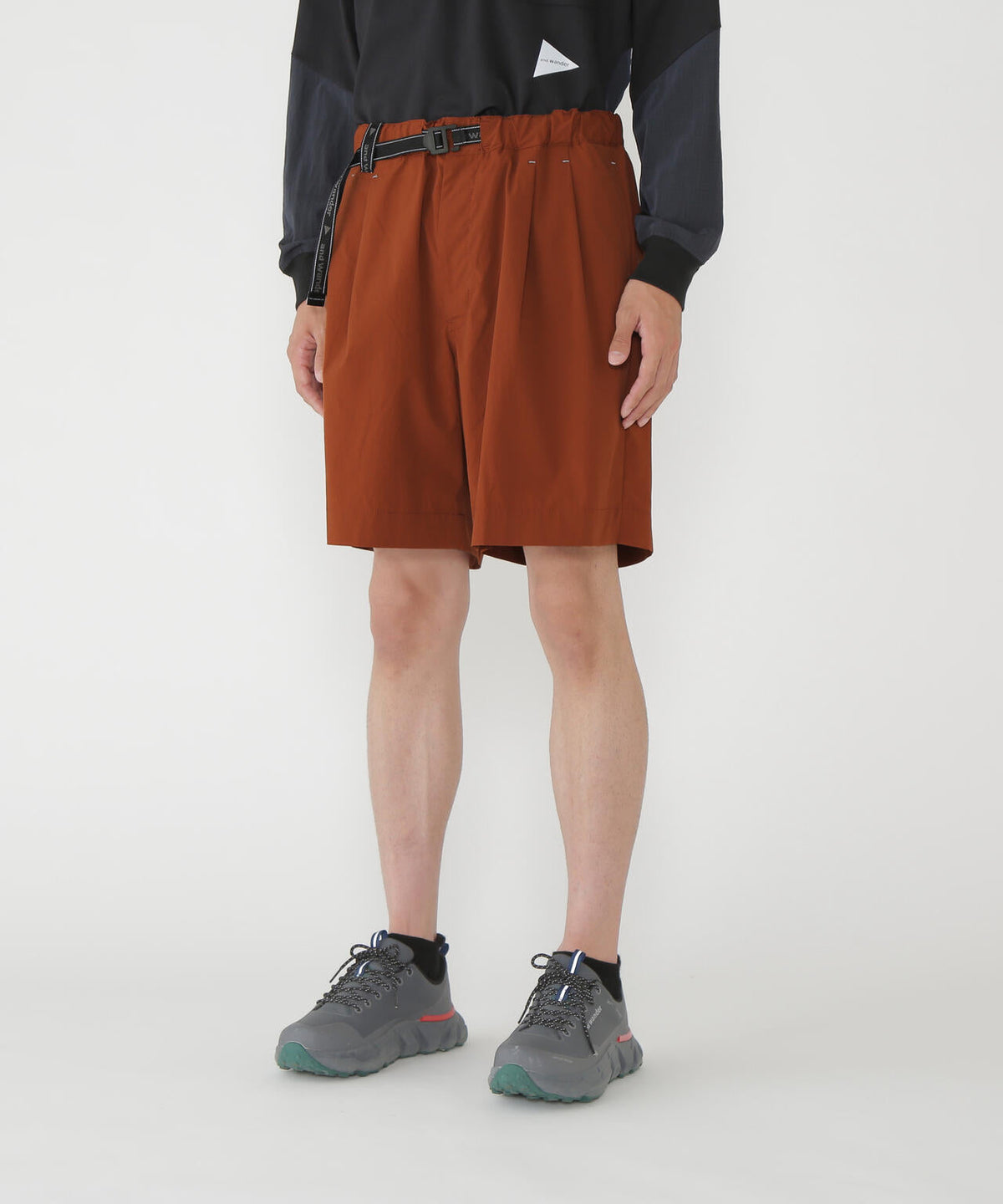 UV cut stretch short pants (M)