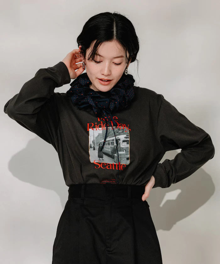 Dot Combi Frill Collar