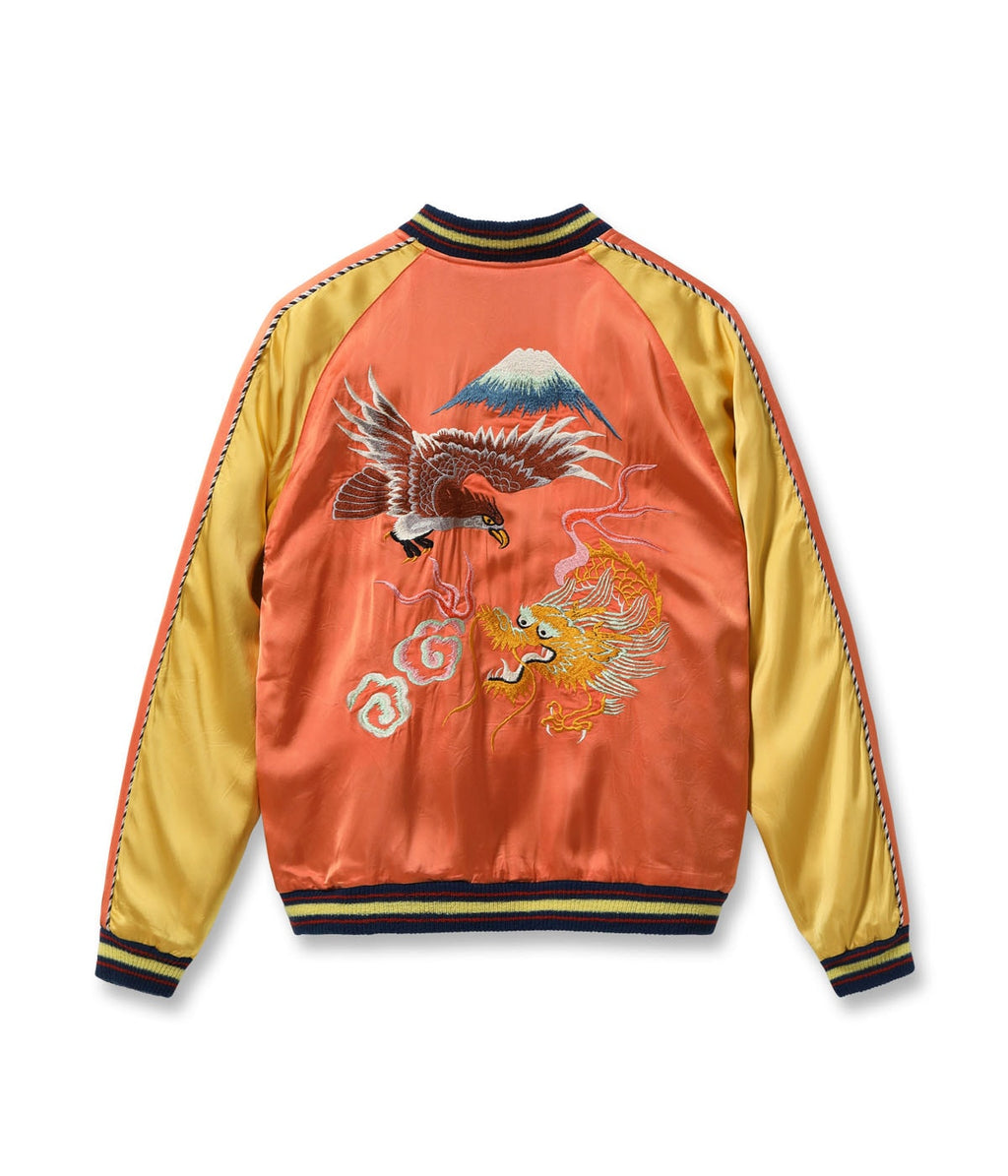 Late 1940s Style Acetate Souvenir Jacket KOSHO & CO. Special Edition ���EAGLE & DRAGON��� �� ���JAPAN MAP���