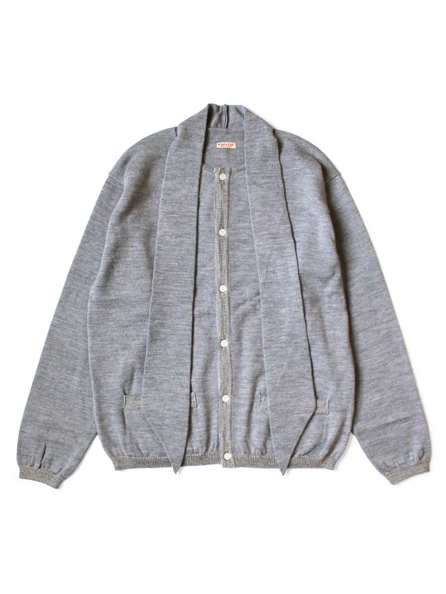 12G Knit Bow Tie Cardigan (M's)
