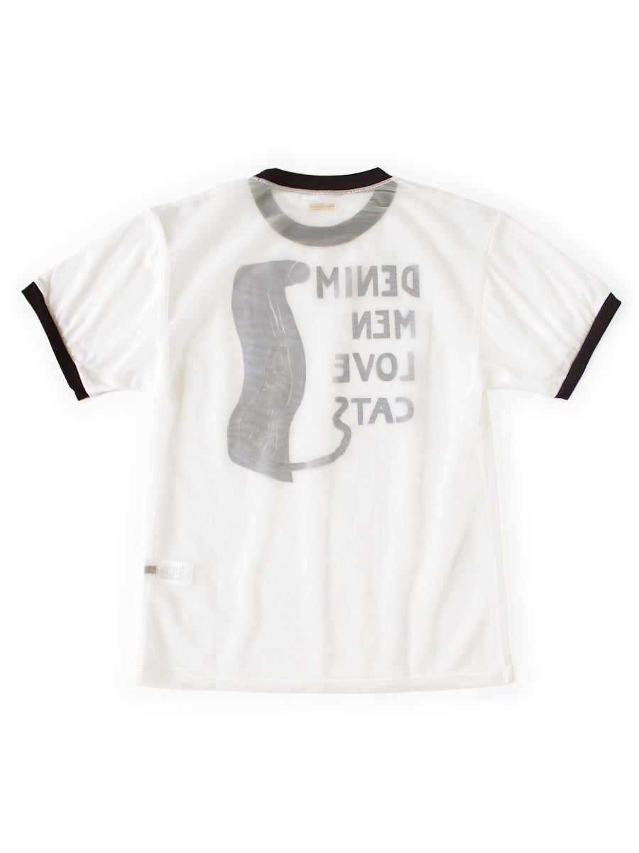 Sheer jersey x 20/- jersey ringer T (DENIM MEN LOVE C...)