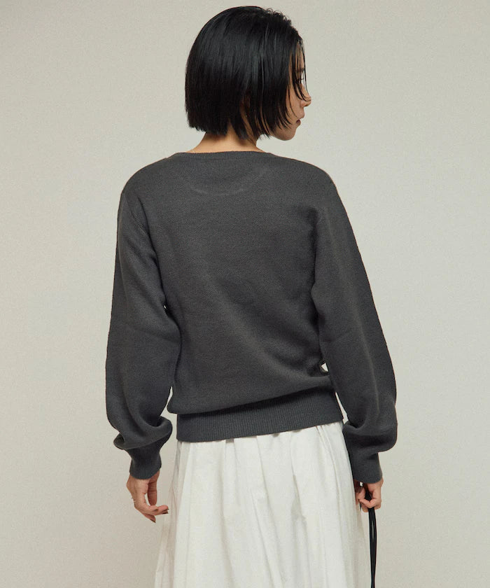Sweat-like Animal Jacquard Knit