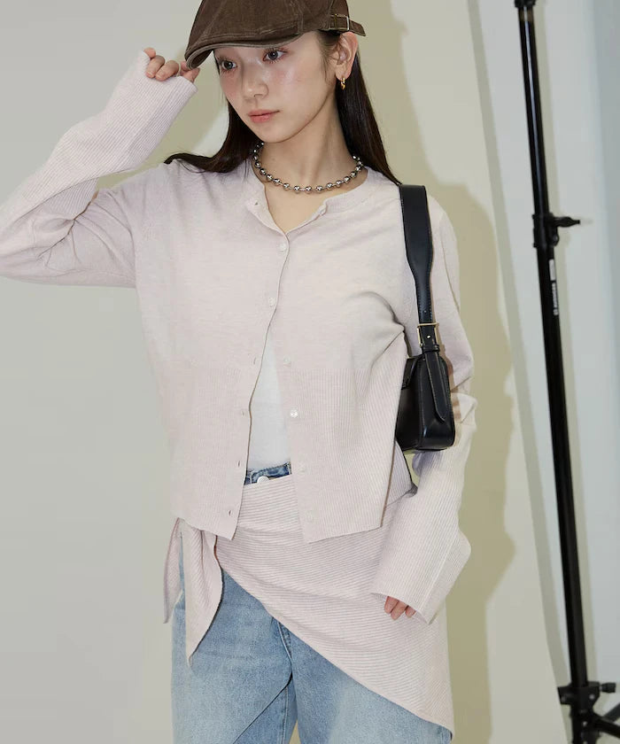 Stole Set Crew Neck Cardigan Limited Edition
