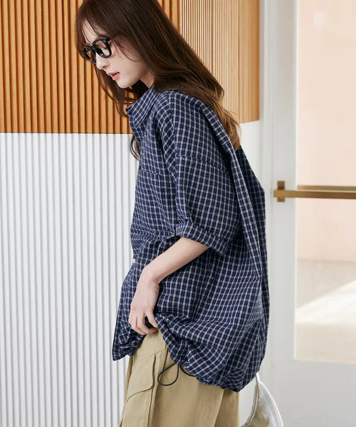 LOVE POP STUDIO Regular Color Half Sleeve Shirt Limited Edition