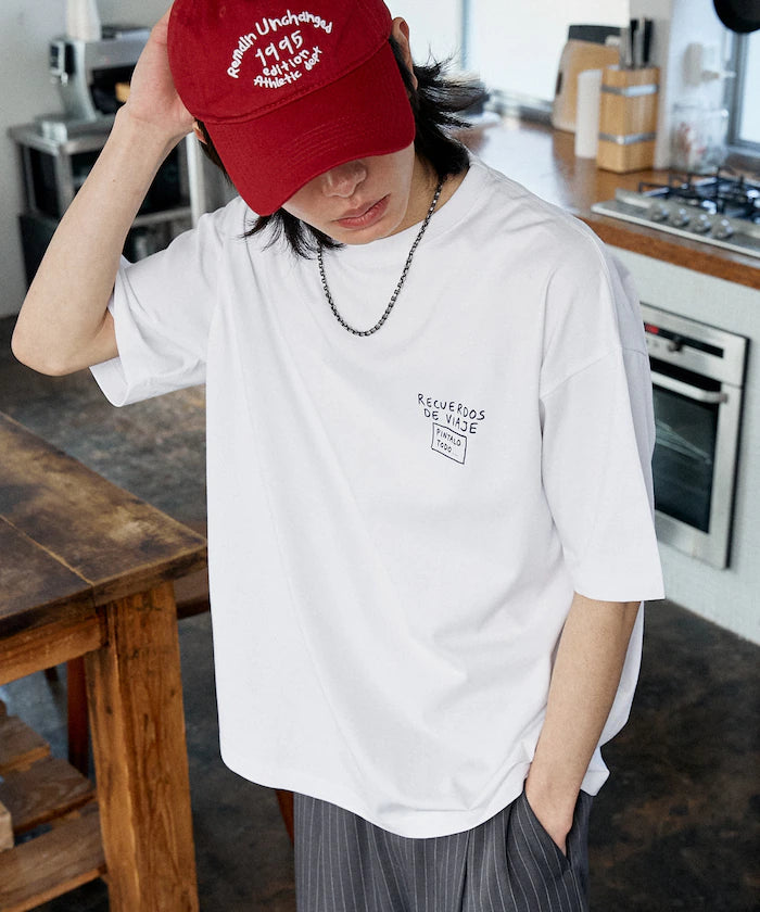 Love Pop Studio Travel Note Typography T-Shirt