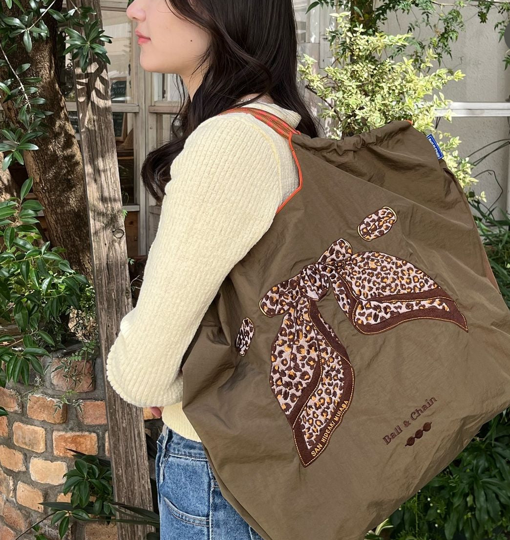 S.SCARF LEOPARD (Scarf Leopard) L#13 KHAKI-333103