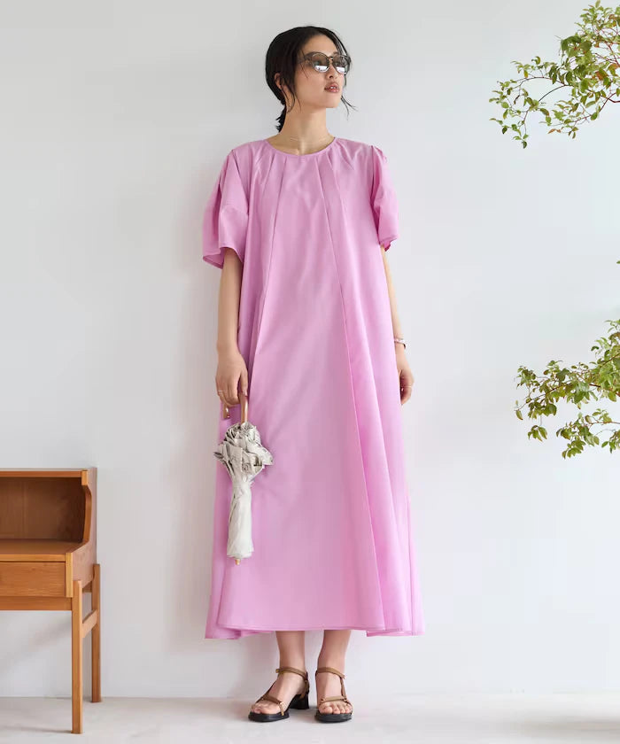 Balloon Sleeve 2WAY Dress / 5 Minute Sleeve